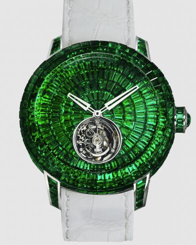 Jacob & Co. CAVIAR TOURBILLON BAGUETTE EMERALDS Watch Replica CV201.30.BE.BE.A Jacob and Co Watch Price